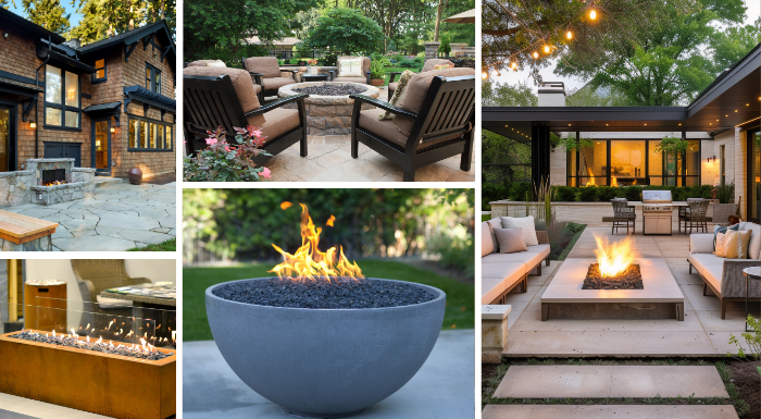 Fire pits and fireplaces