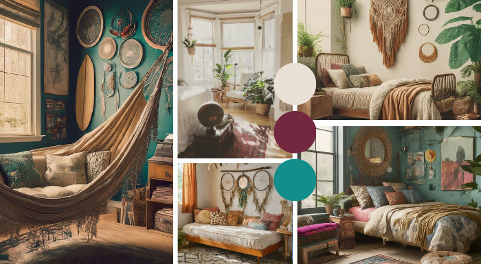 5 bohemian-style bedrooms