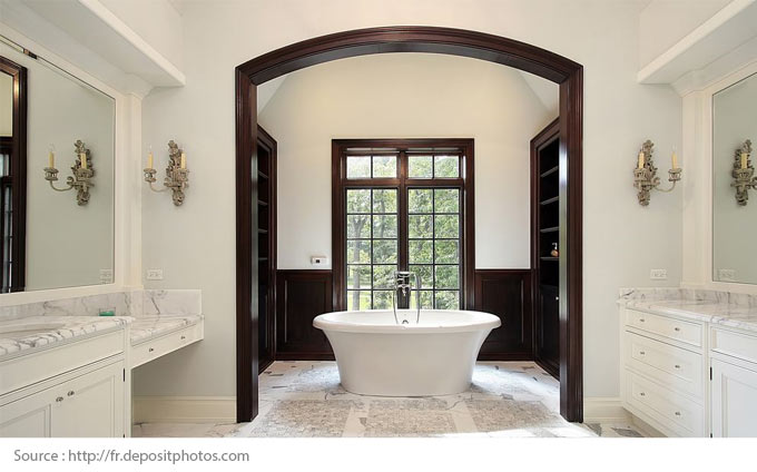 Eye-Catching White Bathrooms - 1