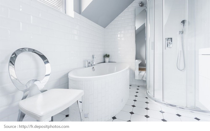 Eye-Catching White Bathrooms - 7