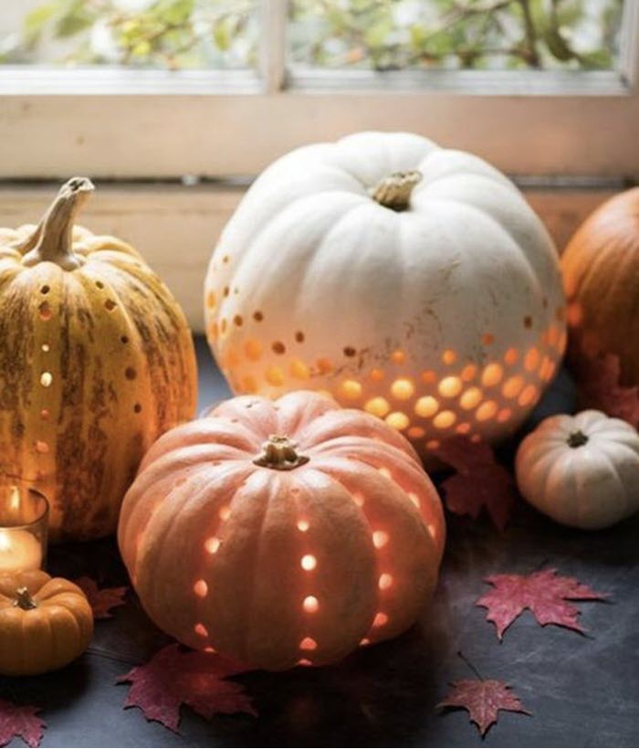 Illuminated pumpkin