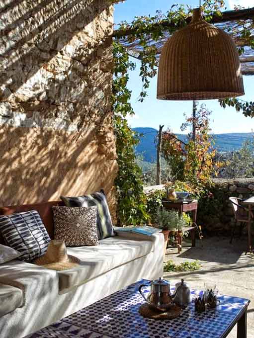 Terrasse de type méditerranéen