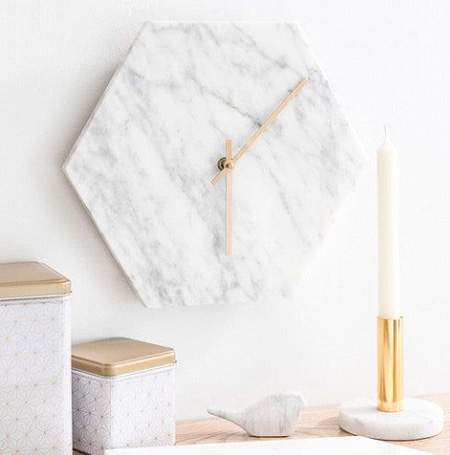 Horloge en marbre