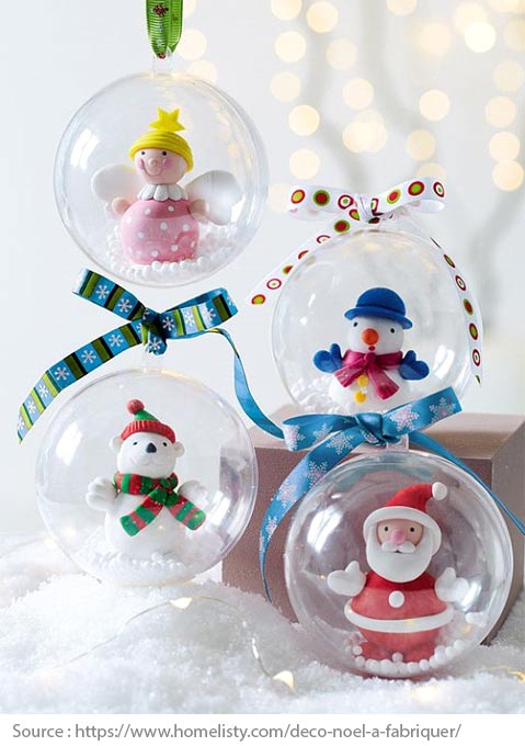 Boule de Noël avec surprises