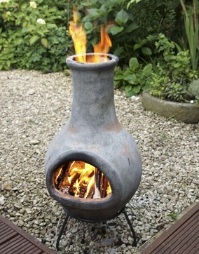 Outdoor Clay Fireplace