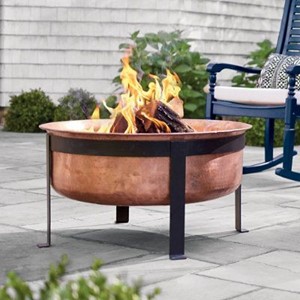Outdoor Copper Fireplace