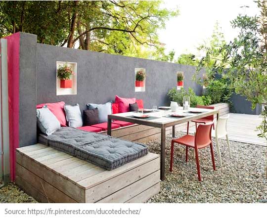Comment bien aménager balcons et terrasses? - Cloisonnez l'espace pour plus de tranquilité