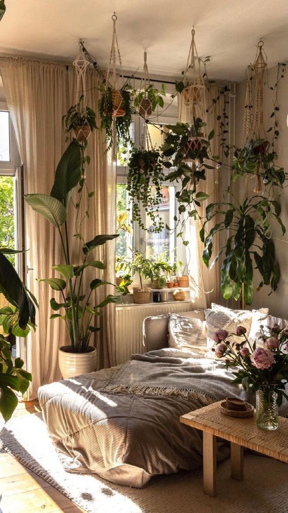 Nature in bedroom