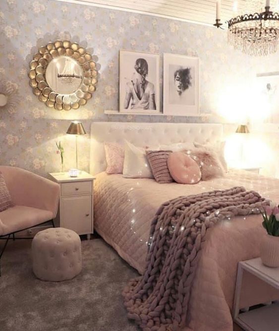 Glamourous bedroom