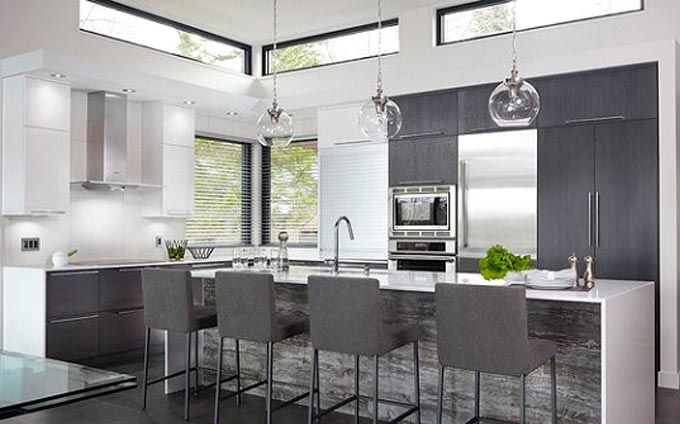 Le gris pour un look design