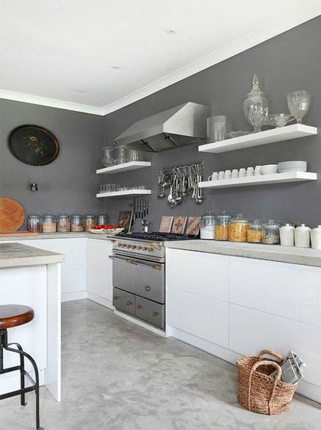 Le gris au mur