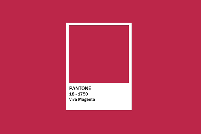 The colour of the year for 2023 is Viva Magenta! 