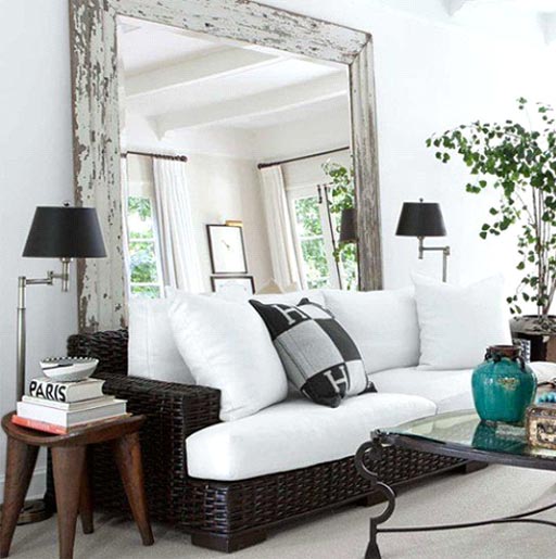 Ajoutez des miroirs décoratifs à votre intérieur