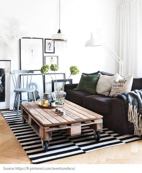 Tendances déco : 10 objets indispensables! - La palette en bois